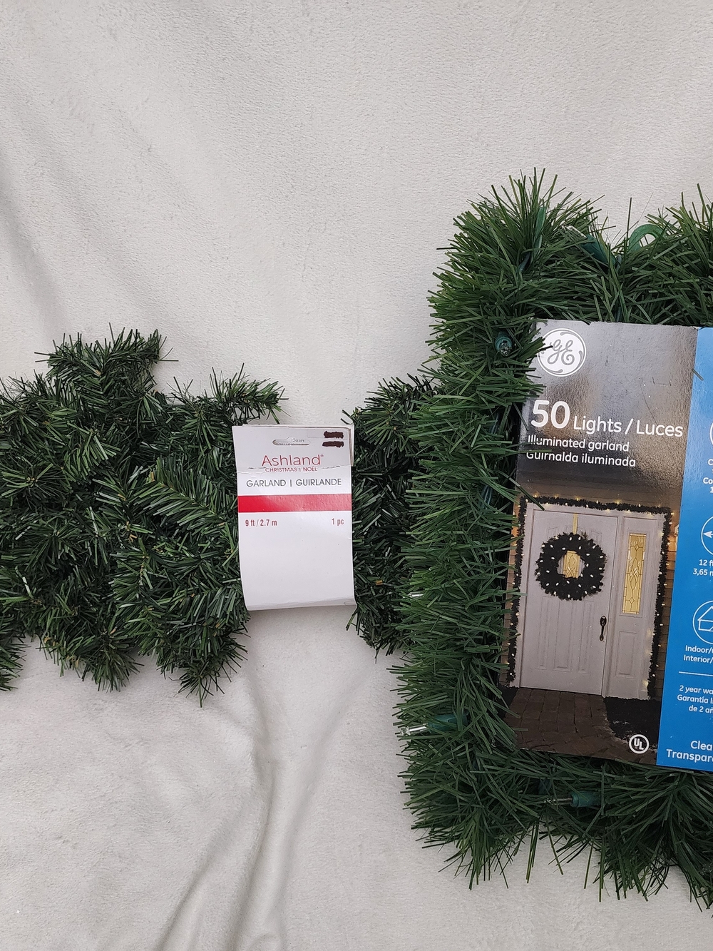 Ashland Green 7 Artificial Holiday Garland 1 with Integrated Lights